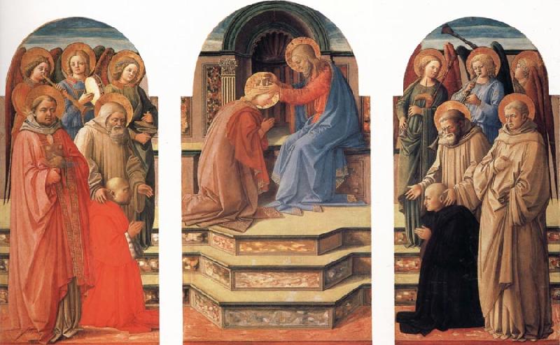 Fra Filippo Lippi The Coronation of the Virgin France oil painting art